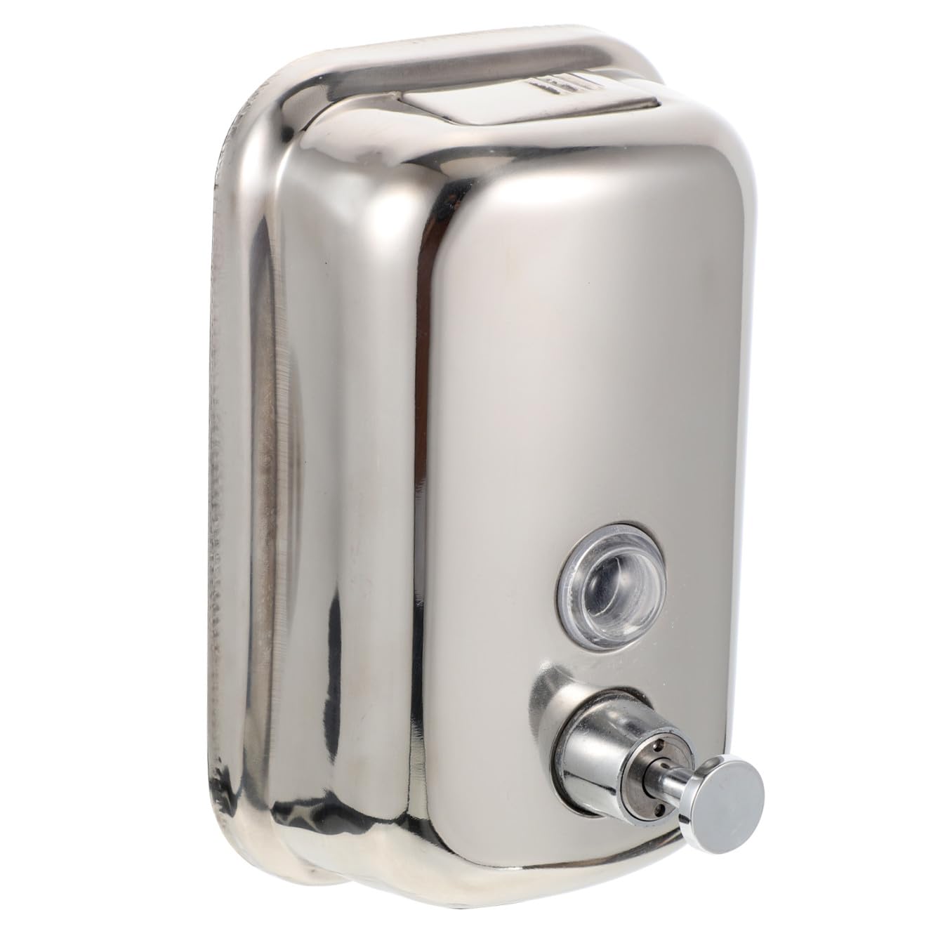 Distributeur de savon mural sans fuite en inox grand format