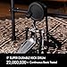 HAMPBACK ACE-301 Electric Drum Sets for Beginners with Quite Mesh Pads, 2 Cymbals w/Choke, 15+10 Drum Kits and 329 Sounds, USB MIDI, Recording Function (5 Pads, 3 Cymbals)