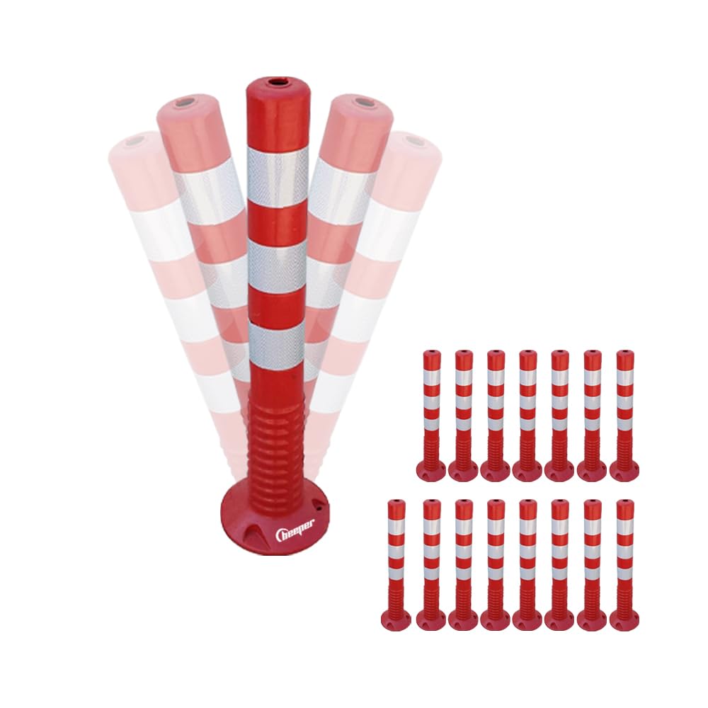 Beeper - Poteau de signalisation flexible (75 cm) Quantité - Lot de 15