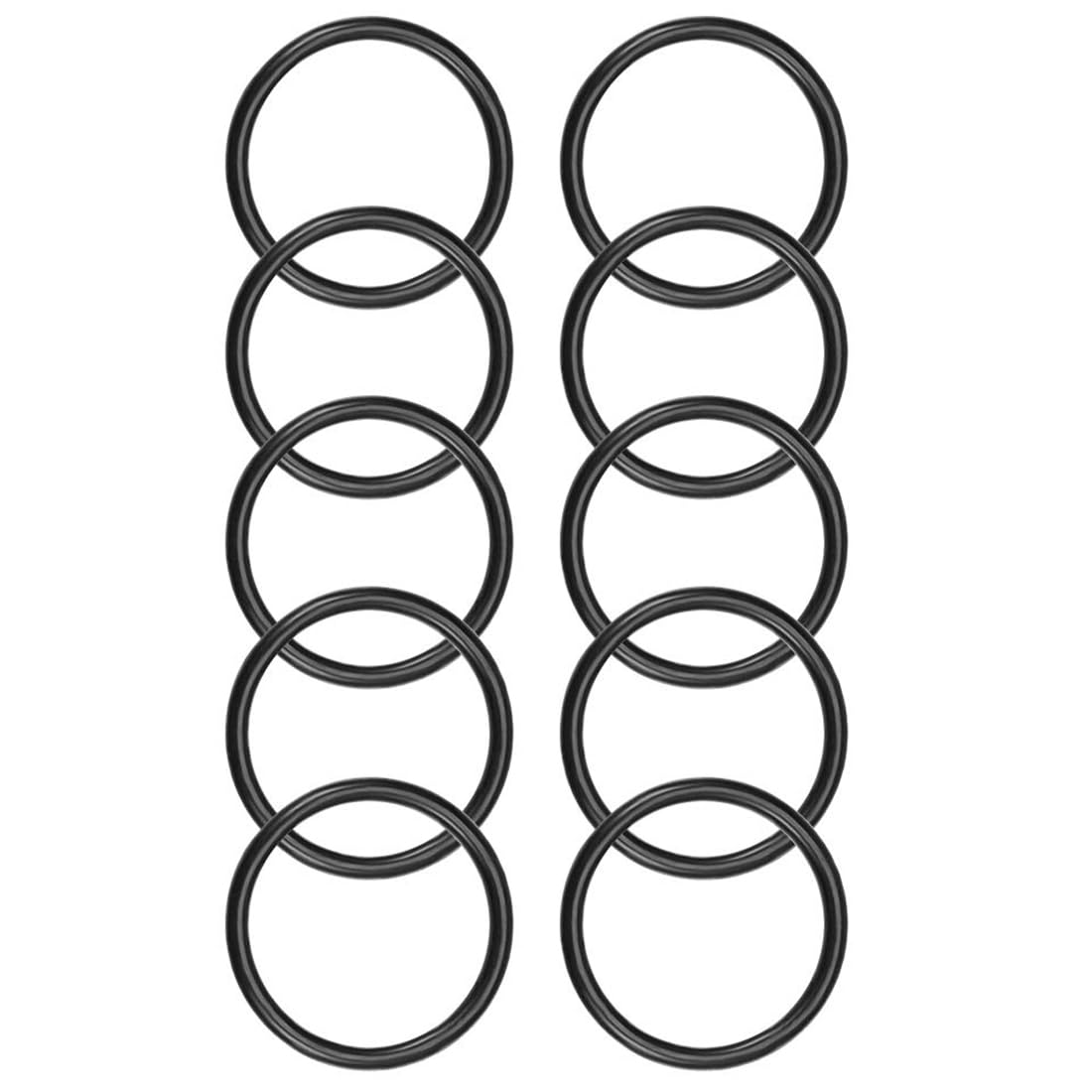 ROWORKX 10Pcs Nitrile Rubber O-Rings - 29mm OD x 24mm ID x 2.5mm Width Sealing Gaskets for Hose, Faucet, Plumbing, Automotive and General Repair Applications