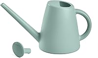 ZXJ 1/2 Gallon Long Spout Watering Can - Light Green Durable Plastic for Indoor Outdoor Plants