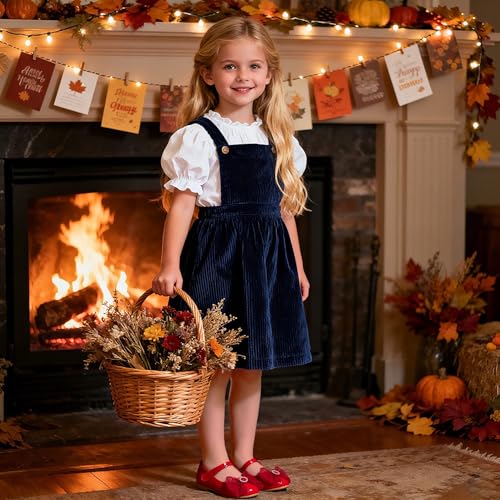 Image of GINFIVE Toddler Girls Dress Shoes Little Girls Mary Janes Ballerina Flats Shoes Toddler