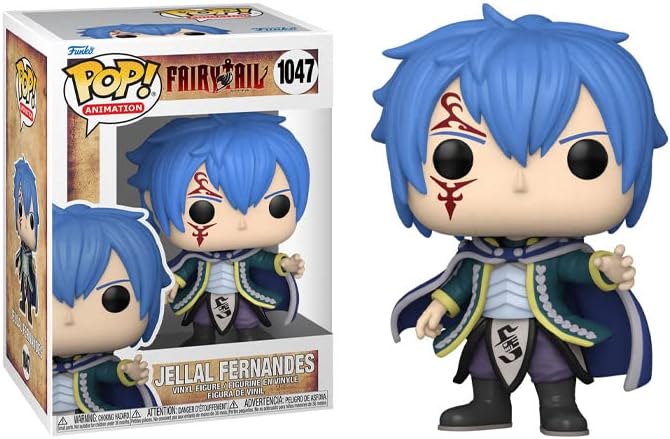 POP Fairy Tail – Jellal Fernandes Funko ! Figurine en vinyle avec étui de protection compatible Box, Multicolore, 3.75 inches | Pop One Piece