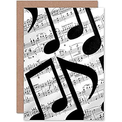 Fine Art Prints Musical Notes Card Cover
