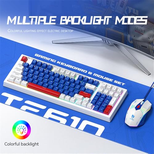 Teclado Gaming Docooler Compacto 98 Teclas Cableado miniatura 6