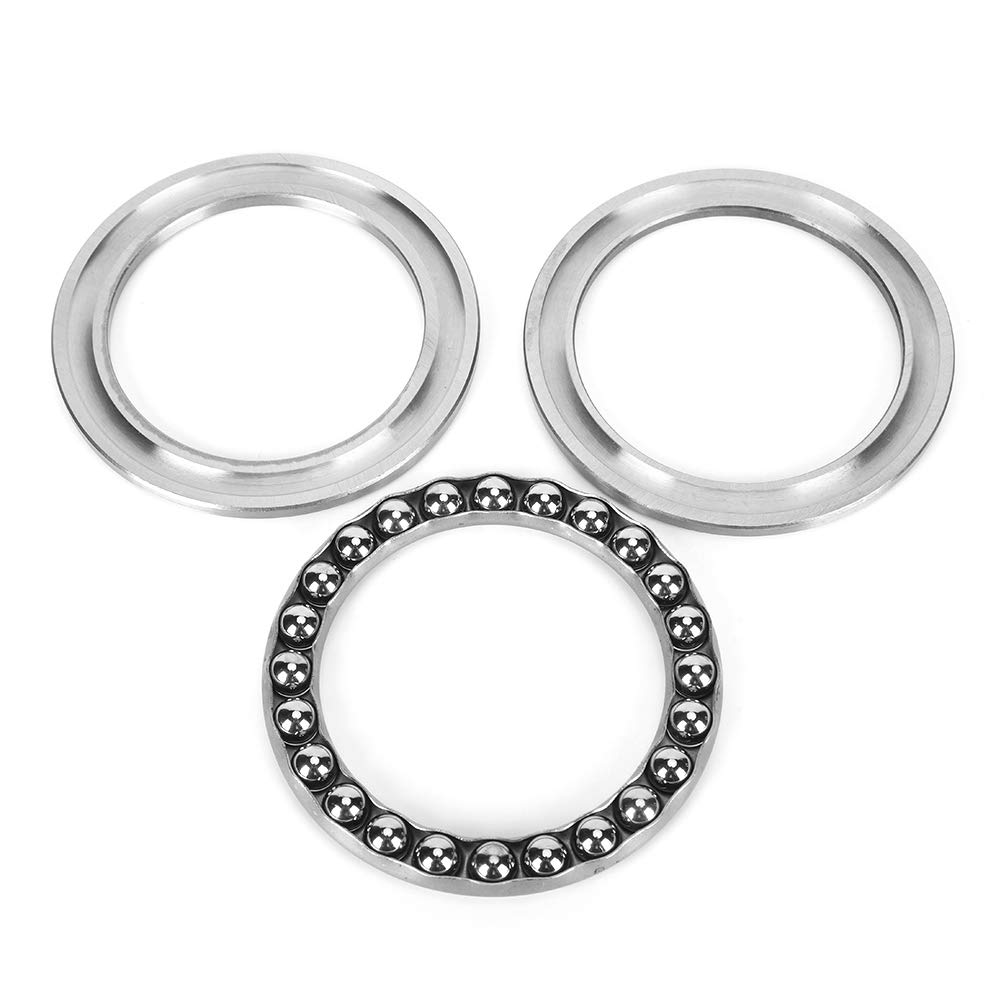 Industrial Bearings, Axial Thrust Ball Bearing, Strong Strong Loadbearing Capacity Superaccurate Raceway for Bearing Thrust Ball Bearings 51114 Bearing Steel