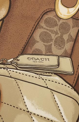 Coach womens Stacked Tabby Printed Silk Square4