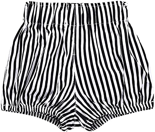 Image of Newborn Baby 1Pack Shorts Cotton Linen Shorts Bloomer Cute Stripe Dot Plaid Triangle Shorts Bloomers Loose Harem Shorts