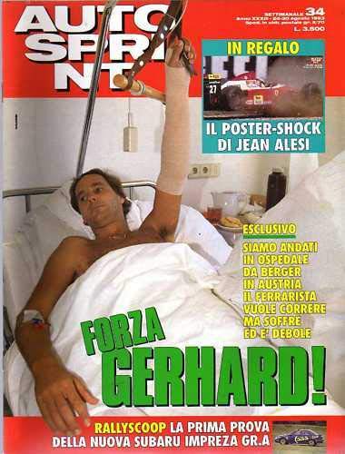  Autosprint Auto Sprint 34 del Agosto 1993 Aleardo Buzzi Williams Berger