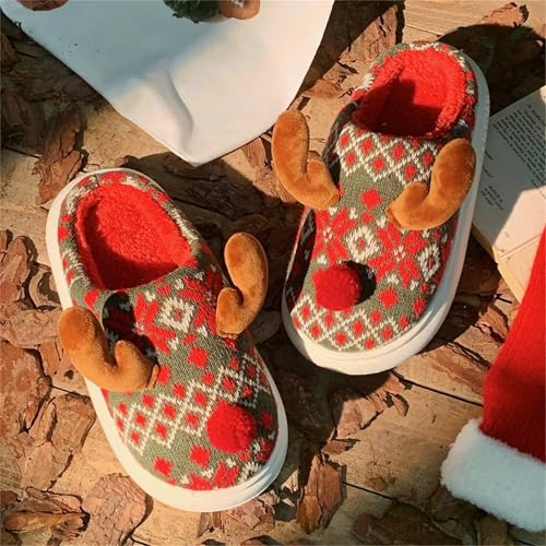 Pig Animal Slippers for Women Cute Fluffy Cartoon Home Winter Warm Indoor Funny Cotton Men Shoes2