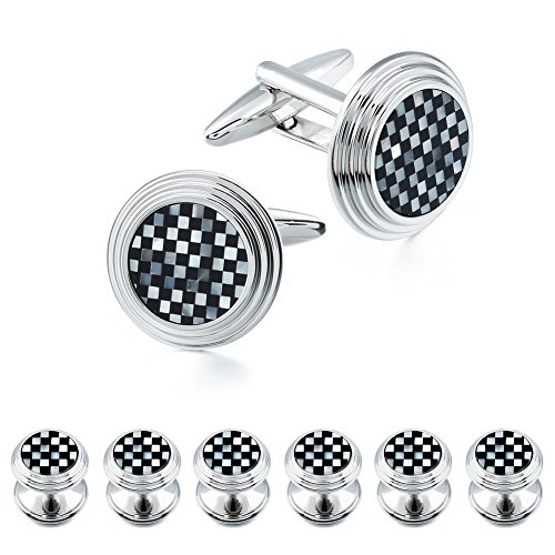 Set de Mancuernillas y Botones para Smoking con Caja de Regalo miniatura 1