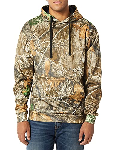 Staghorn Mens Polyester Camo Hoodie, Realtree Edge Frame, X-Large