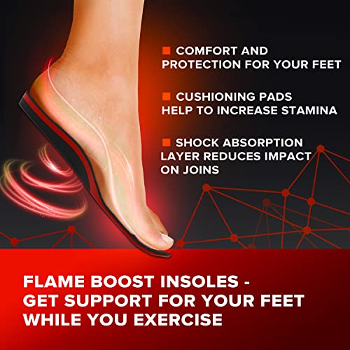 Image of Running & Sport Insoles for Men & Women - Athletic Sneaker Inserts | Shock Absorption, Energy Return, Cushioned, Basketball, Walking, Hiking, Tennis, Cleats, Gym Training, Arch Support