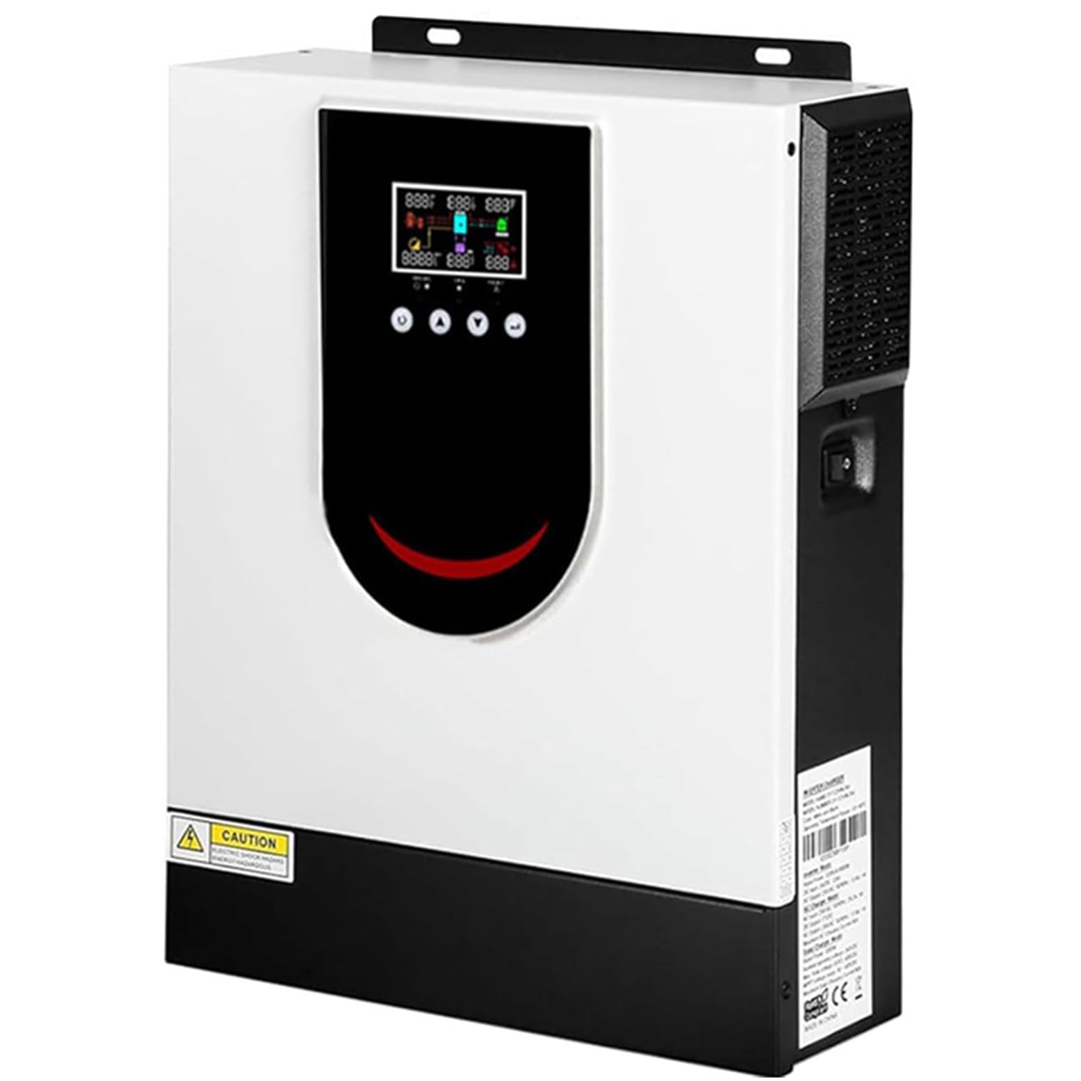 Inversor Solar Híbrido Todo En Uno, De Cc/12 V/24 V/48 V a Ca/230 V, De Onda Sinusoidal Pura, Autónomo Y Con Cargador Solar Mppt, Para Sistemas De Paneles Solares Domésticos, Autocaravanas 1.0KW