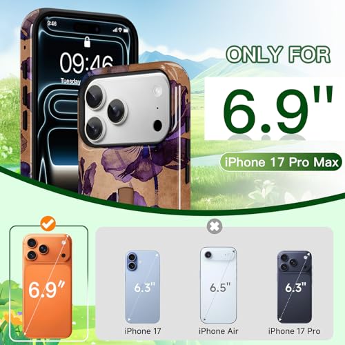 Coque iPhone 17 Pro Max MagSafe fleurie chic en TPU premium - 7