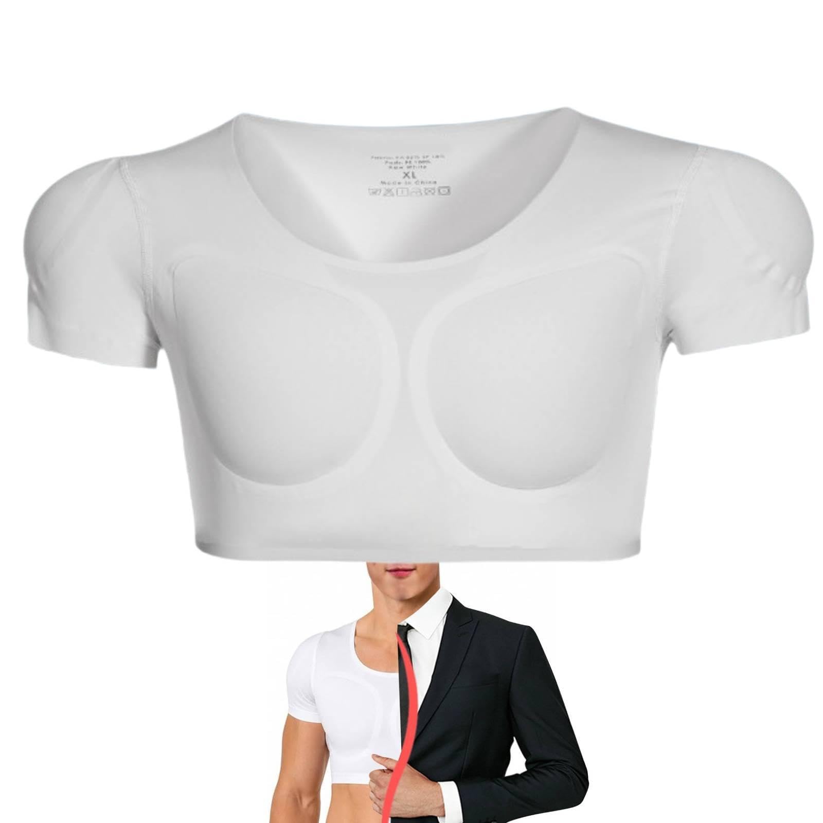Camiseta Acolchada para Hombre, Camiseta Invisible para Realzar El Físico con Módulo de, Nailon Cómodo para Cosplay, Fiestas Y Uso Diario, Mangas Cortas, M
