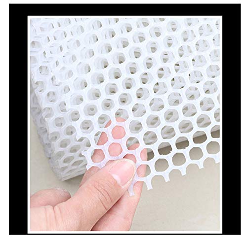 White Plastic Net, Child Safety Fence Net, Staircase Balcony Anti-fall Net, Chicken, Duck And Rabbit Breeding Net, Lawn Protection Net, Waterproof, Wear-resistant ( Color : Mesh0.8mm , Size : 1*50m )