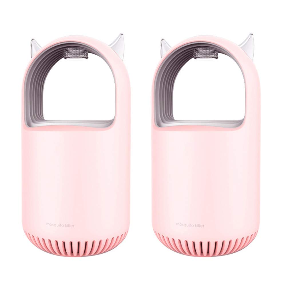 Belief Rebirth 2 Pack Pest Repeller Plug in-USB Electronic Insect Control Defender - Surround Design Mosquito Killer with Lanyard - Hangable Indoor Reject Repellent (Color : White)