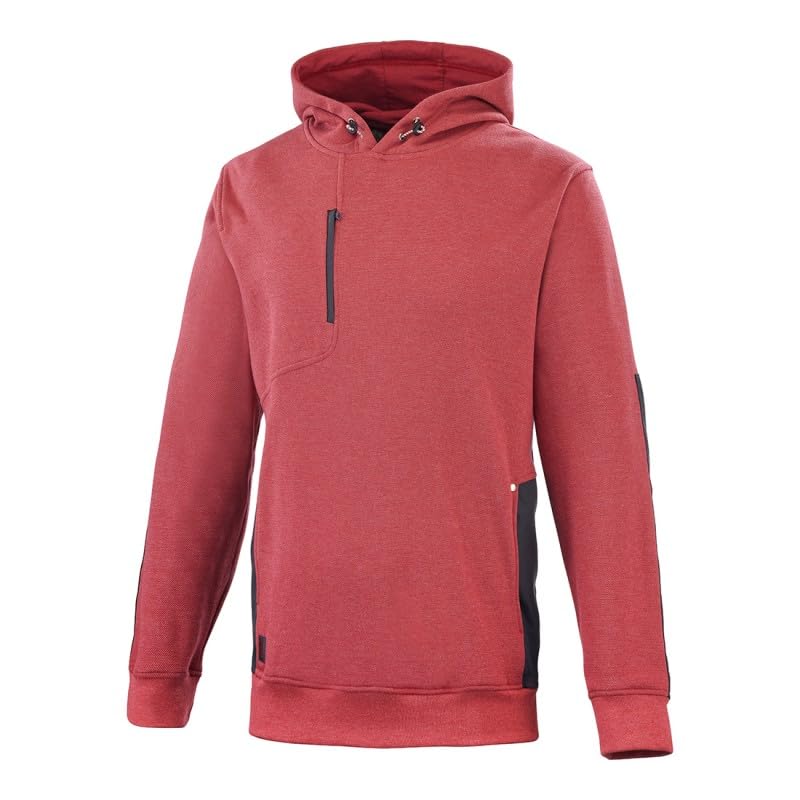 Lafont - Sweat-shirt à capuche mixte POWER L Rouge / Gris Foncé
