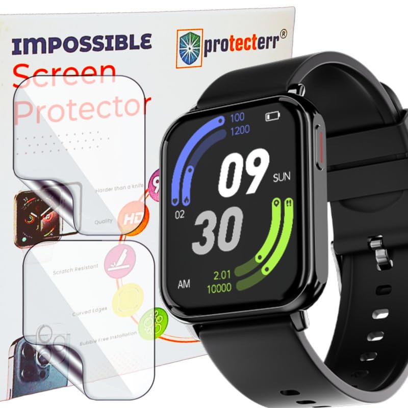 Image of Screen Guard For Fire Boltt Hulk (1.78 inch inch) Smartwatch (2 pack) - (NOT A TEMPERED GLASS)