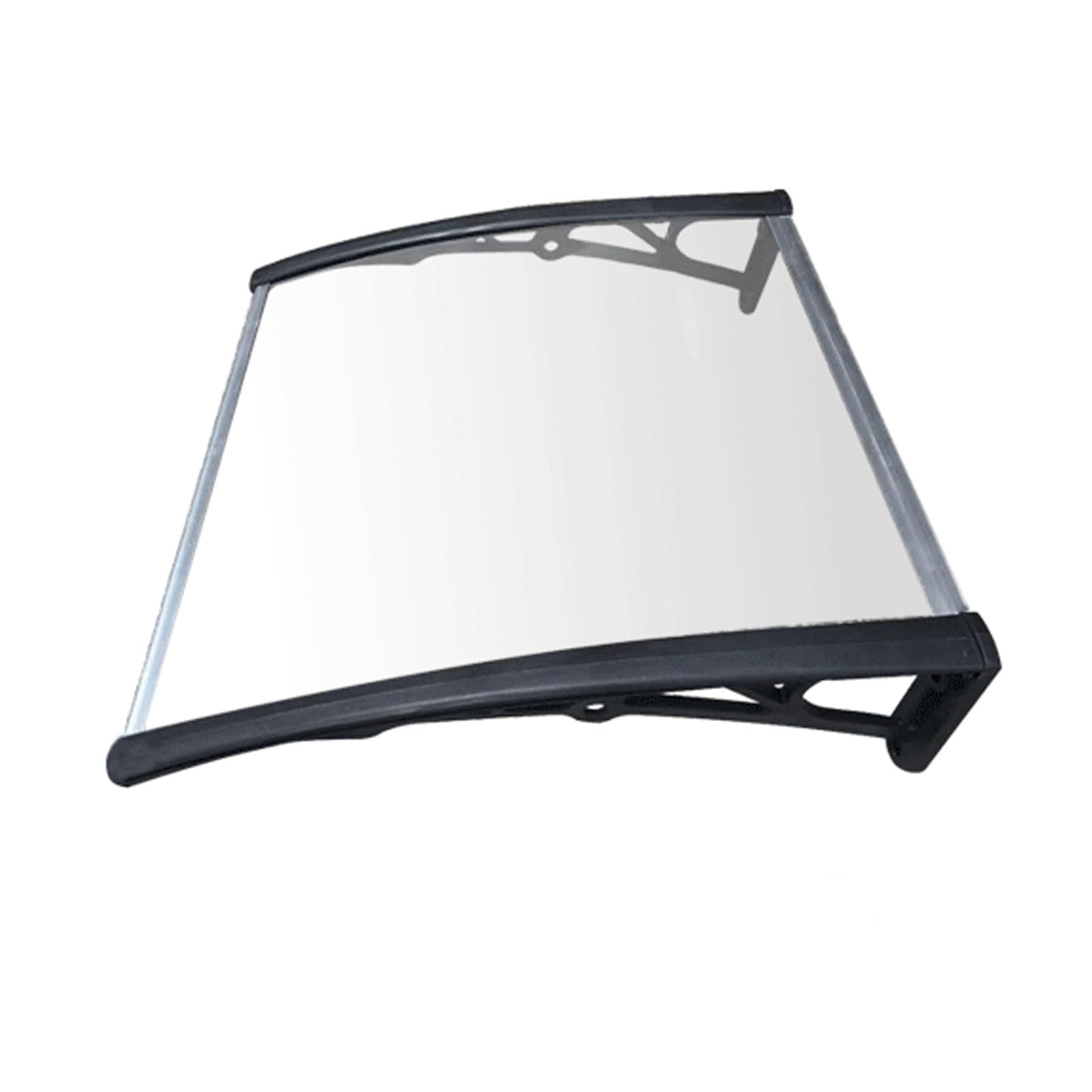 Auvent de porte-fenêtre en polycarbonate robuste pour protection entrée et terrasse