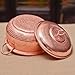 Hammered Copper Soup Pot, Handcrafted Kitchen Cookware Set with Handles and Lids Copper Vintage Cooking Pan