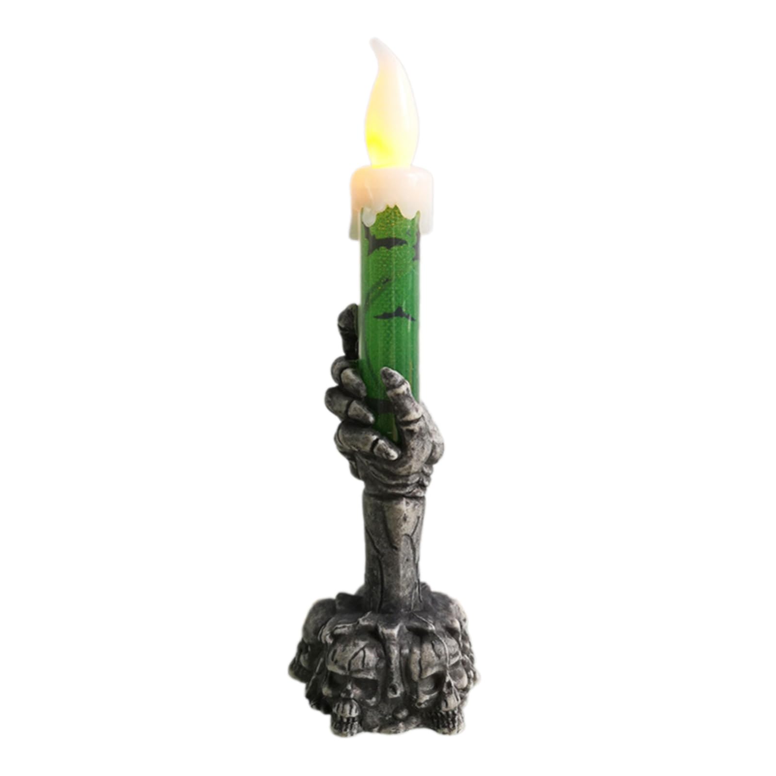 Jazuaiao Skull Light for Halloween Table Decorations for Backyard Ghosted Garden Scary Horror Props for Window Halloween Decorations Party