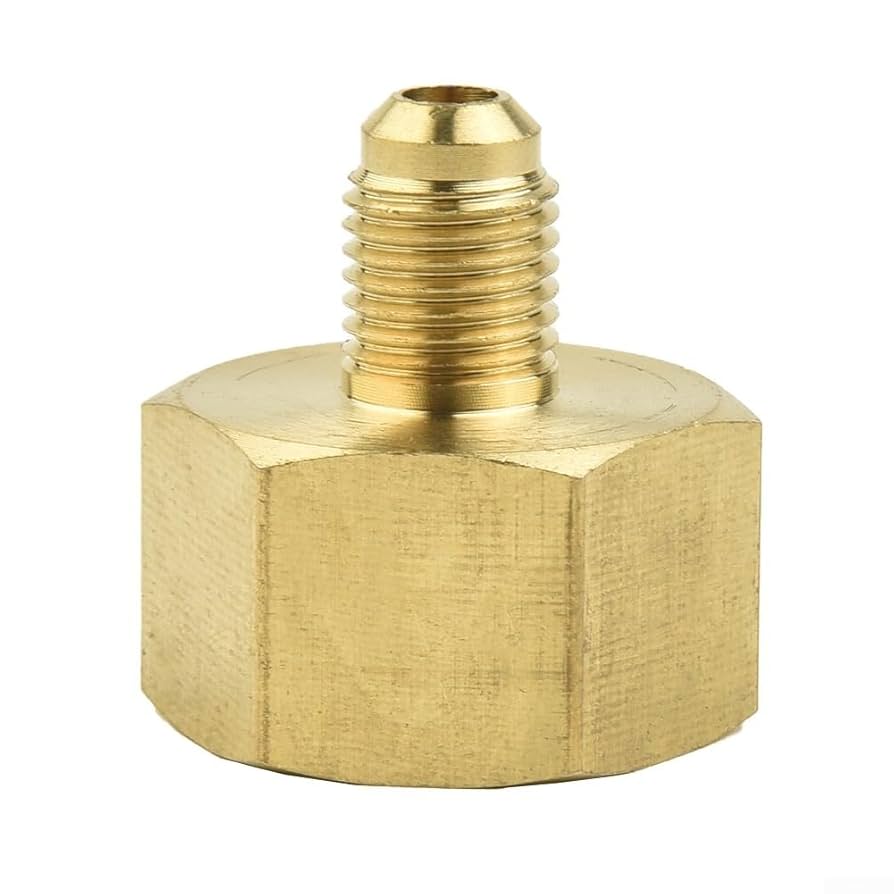 Car Conditioner Adapter Bottle Adapter For R134A 5/8" To 1/4'' SAE Car Conditioner Adapter Bottle Adapter For R134a 58 To 1 4 Sa