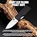 SZCO 2.5″ Money Clip Folding Pocket Knife – Stainless Steel Blade, Black Aluminum Handle | Slim EDC Knife for Men & Women, Folding Wallet Knife, Small Pocket Knife with Clip-Lock Utility Blade