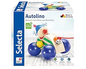 Selecta Autolino Nachzieh-Auto Holzspielzeug