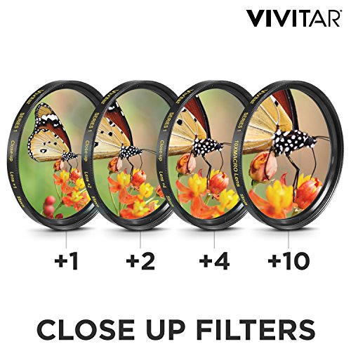 55mm Professional UV CPL ND4 Lens Filter and Close-Up Macro Accessory Kit for Lenses with a 55mm Filter Size - Thumbnail 5