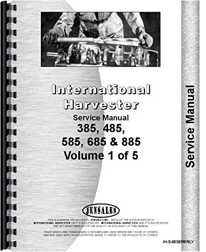 Cover of Case-IH 485 585 685 885 Diesel Tractor Service Manual