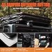 ILANDER Rooftop Tent Hardshell for SUV Van Jeep Truck, Aluminum Alloy Car Rooftop Tent, Waterproof and UV-Resistant Overland Roof Tents Camping for 2-3 Person (1.2M)