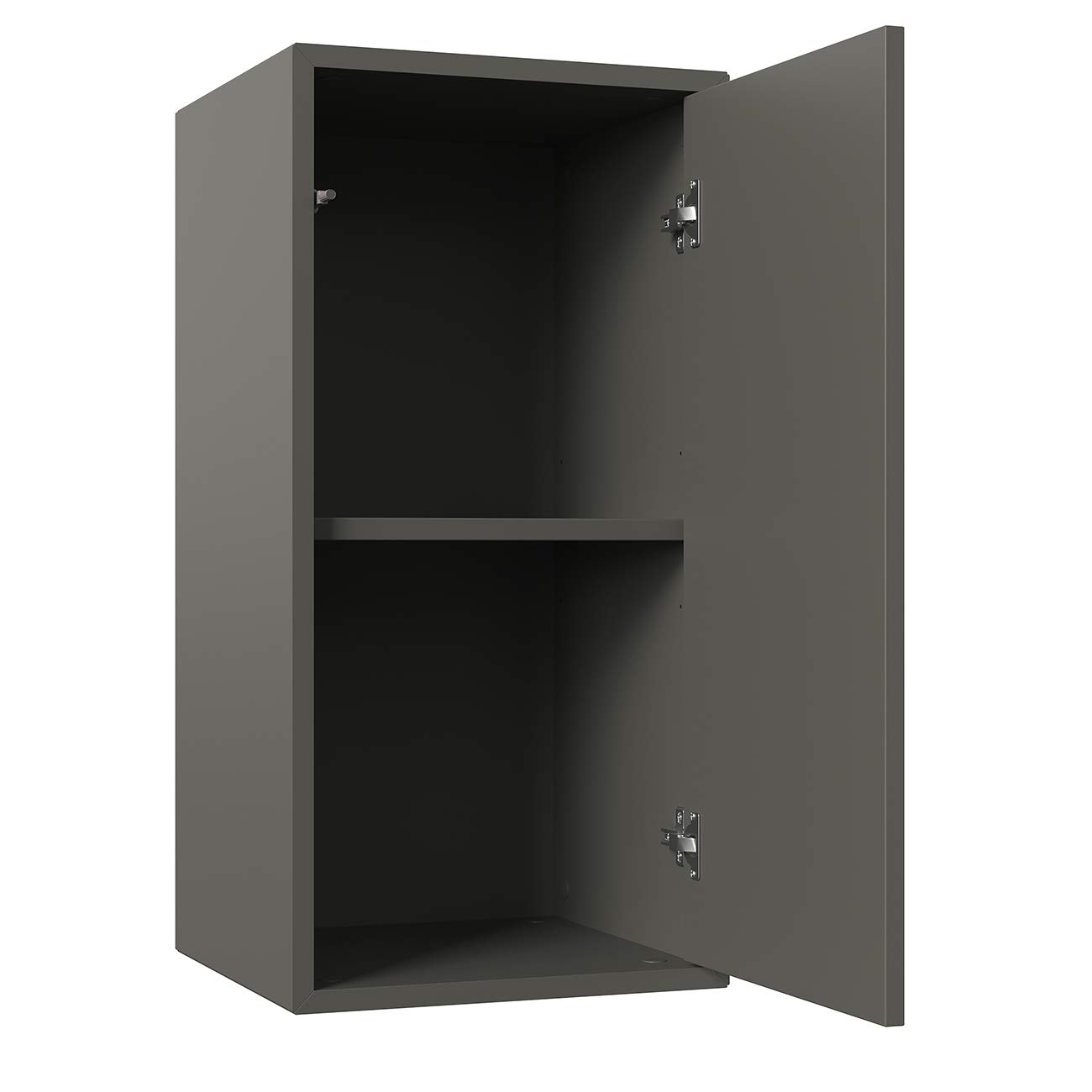 Iconico Home Cubo de pared, 1 estante, con puerta de apertura a presión