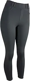 Calça de Equitação Jevenil Cintura Alta com Grip Full Seat Bolsos Frontais e Proteção UV