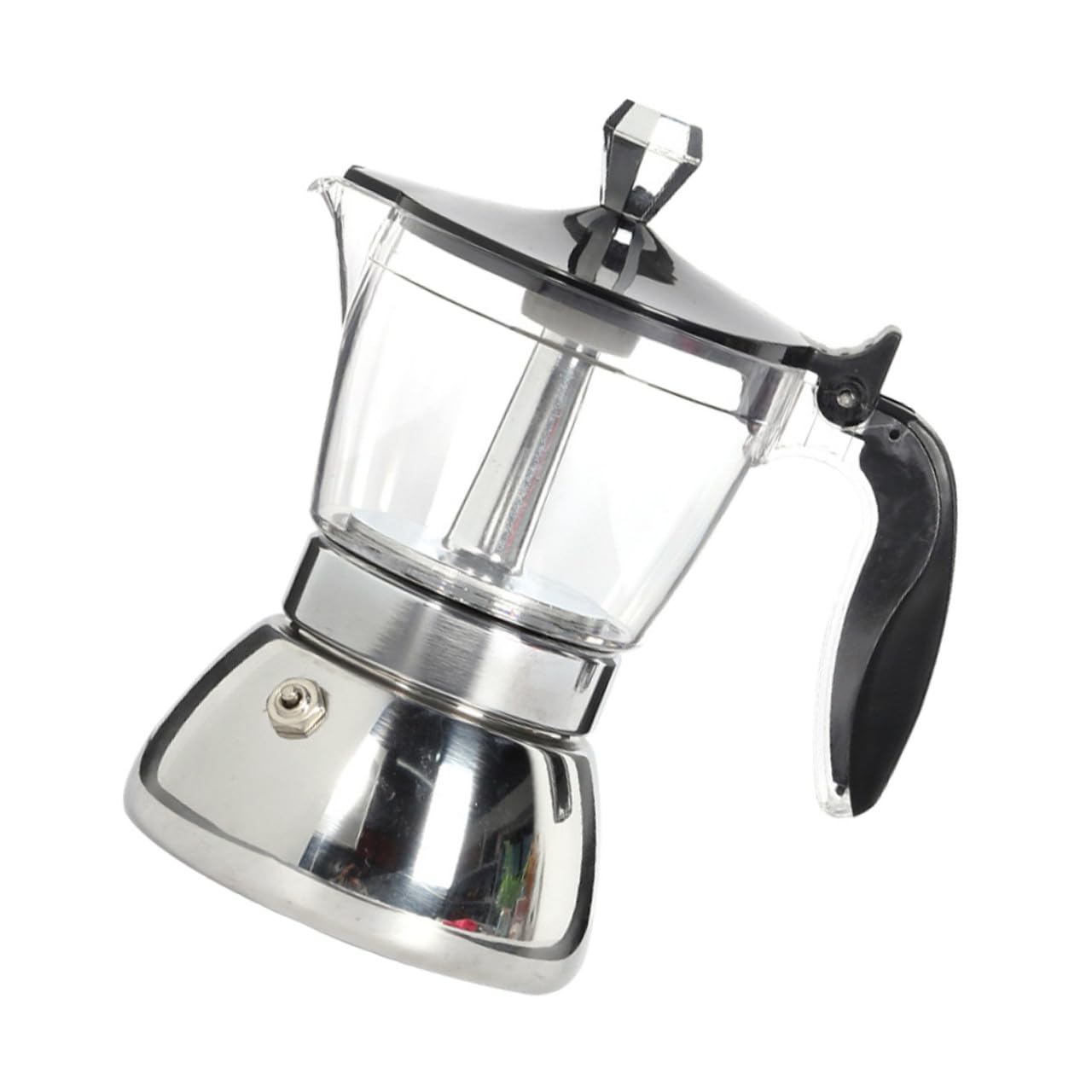 ULTECHNOVO Cafetera De Acero Inoxidable Cafetera Para Preparación Manual Para Uso Casa Para Café