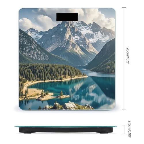 Báscula Digital de Baño con Plataforma Ancha y Alta Precisión miniatura 2