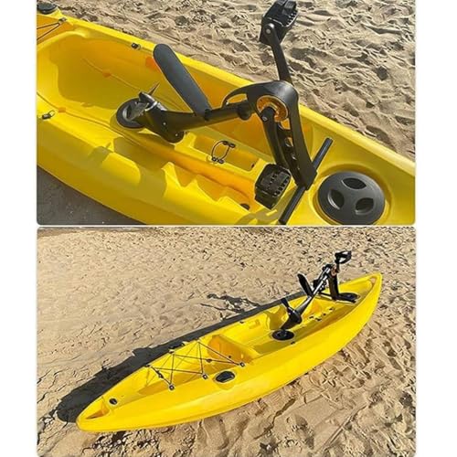 Dispositivo de propulsión a Pedal para Kayaks - Motor accionado con El Pie para botes inflables de Pesca - Unidad de propulsión a Pedal para Una Persona