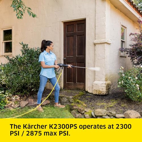 image for Kärcher Pressure Washer, Hose Reel, Detergent Tank, Start/Stop Foot S