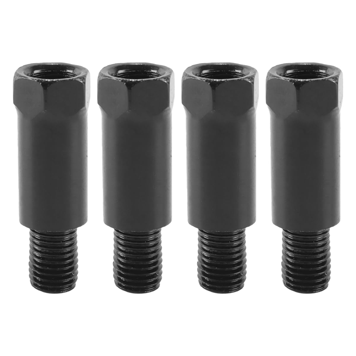 Gurtt 4pcs M10x1.25 Mirror Risers Motorbike Mirror Extenders Mirrors Adapter Height Adjustment LH RH Thread