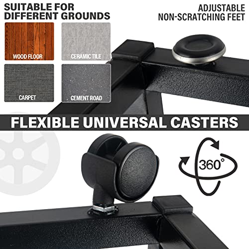 C Shaped End Table, Snack Side Table, Couch Side Table With 4 Wheels, Modern C Shaped Sofa Side Table For Laptop, Simple C Table Fit For Living Room Bedroom, Sofa Side Table Slide Under #TOP5