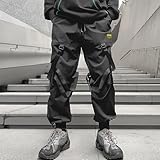 Zoom IMG-2 xyxiongmao pantaloni cargo da jogging