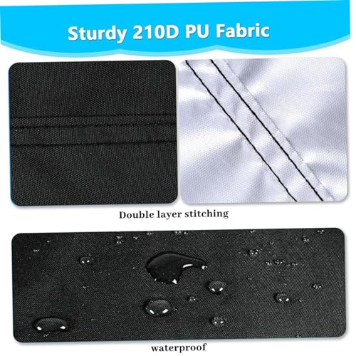 Couverture de piscine gonflable rectangle robuste de haute protection étanche - 8