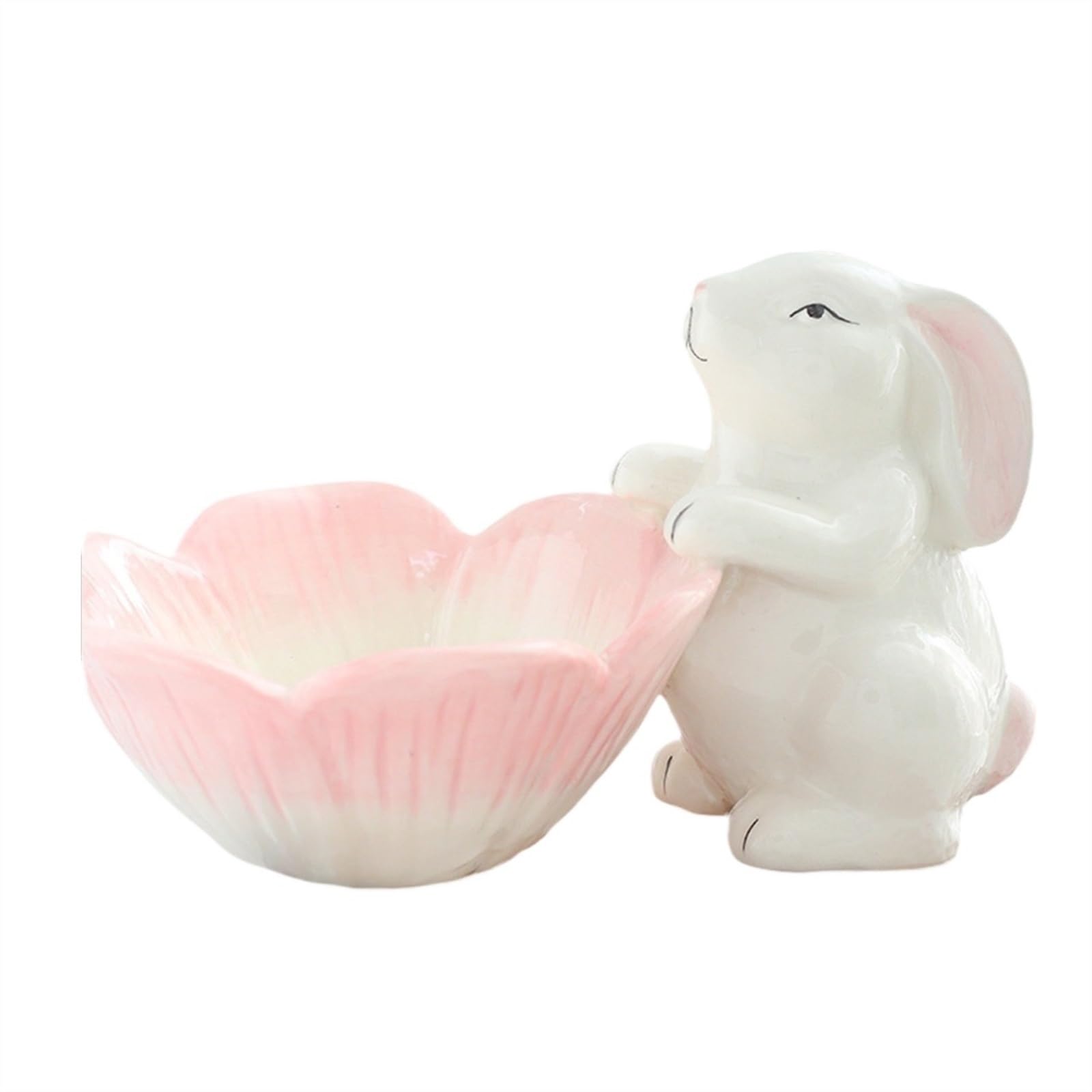 Kaninchenform Schmuckschale Dekorativ Schlüsselschale AufbewahrungsArmbänder, Haarschmuck, Geschenk für Schwestern, Mutter Schmuckablage (Color : RabbitD)