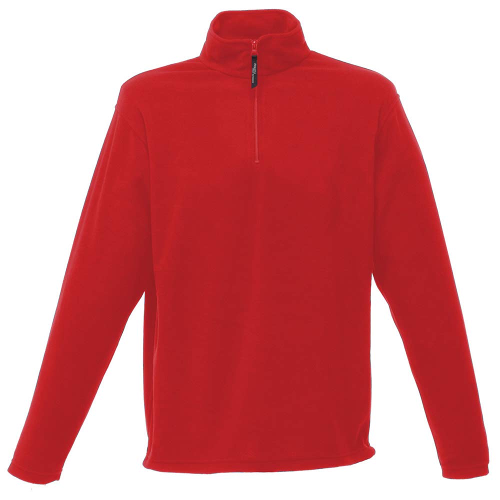 Regatta Men' Red Micro Lightweight Half Zip Fleece in Size S, Sports Direct