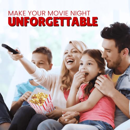 zeego0 20-pack popcorn boxes sturdy and durable popcorn bucket 775in tall large capacity popcorn containers cups amp bowls convenient movie night supplies perfect for families parties carnivals