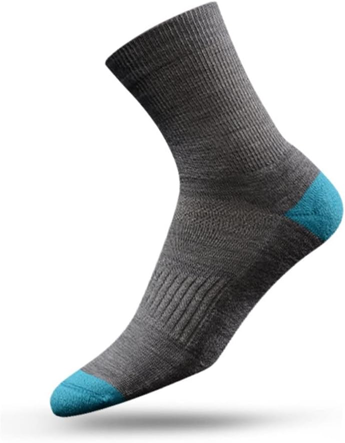 4 Pairs Wool Socks For Men Women Thicken Warm Hiking Cushion Crew Sports