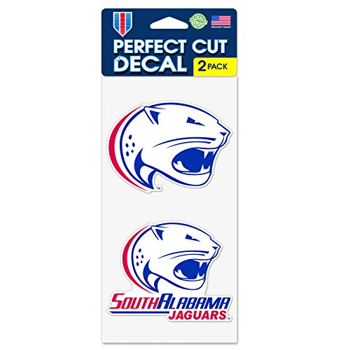 Stickers Alabama Jaguars Wincraft - Autocollants anti-bulles et durables lot de 2