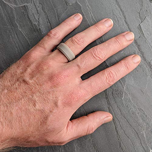 Bague en silicone Knot Theory 8 mm taille 11 avec bords arrondis - 6