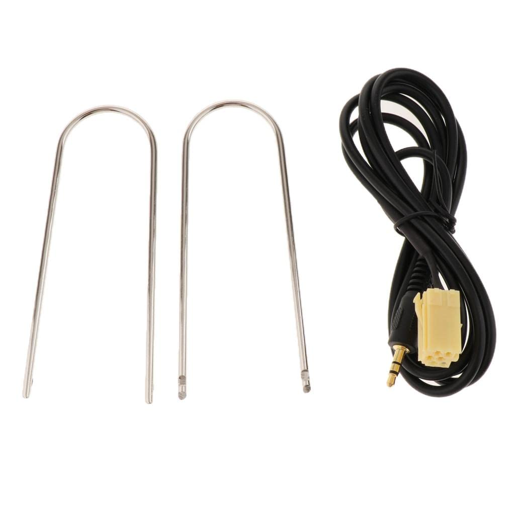 ATORSE® 3.5Mm Car Audio Mini Jack Aux Input Adapter for Fiat Grande Punto 2007+